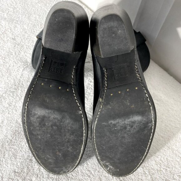 Frye Black Leather Jackie Button Short Western Style Boots Ankle Boots 7.5 - Picture 5 of 14